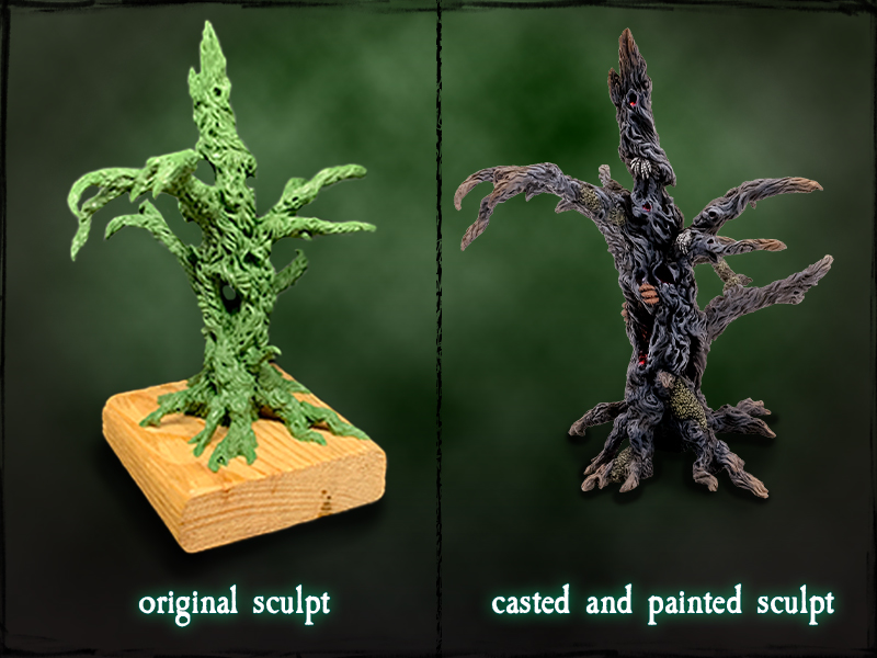 Hand-sculpted Trees