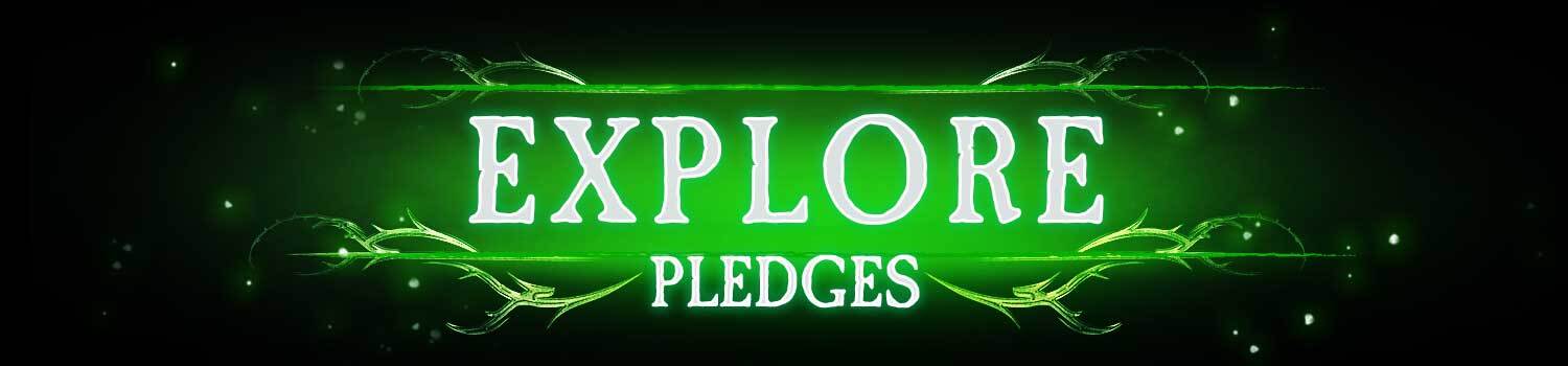 Pledges Explore Banner