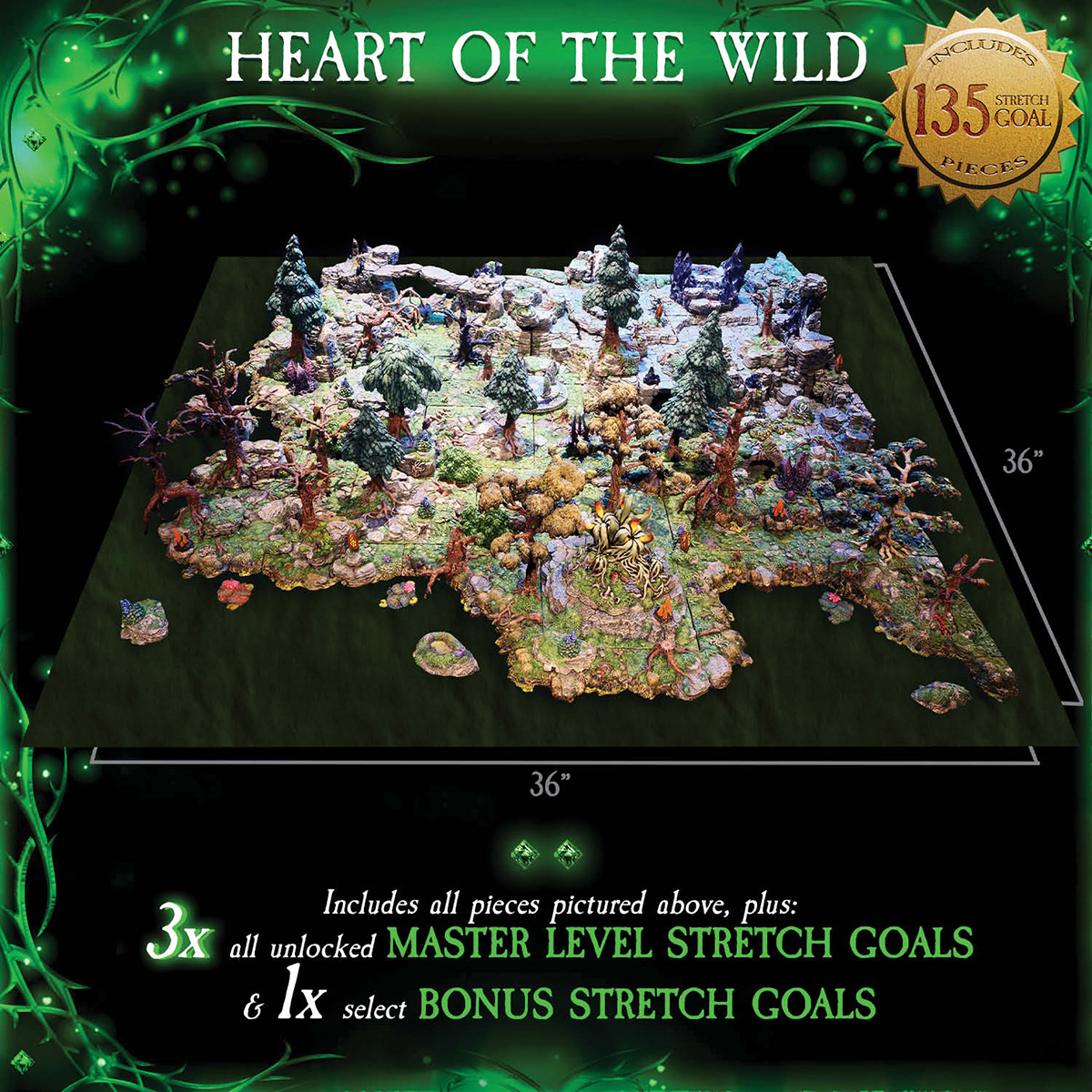 Heart of the Wild Lead graphic - full set build