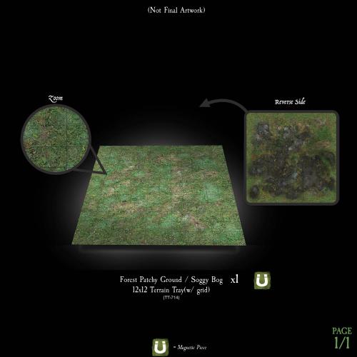 7-A201 Dreadhollow Forest Terrain Tray - Multi-Pack